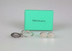 Tiffany & Co., Schlüsselring und Paar Manschettenknöpfe