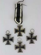 Vier Eiserne Kreuze 2. Klasse 1914