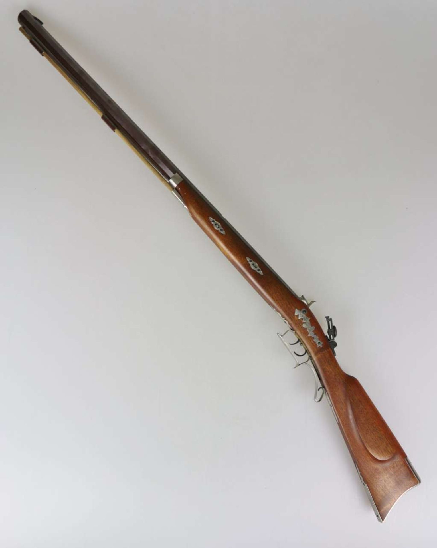 Pedersoli Vorderlader-Gewehr Tryon Target Luxus Kaliber 45. - Bild 6 aus 8