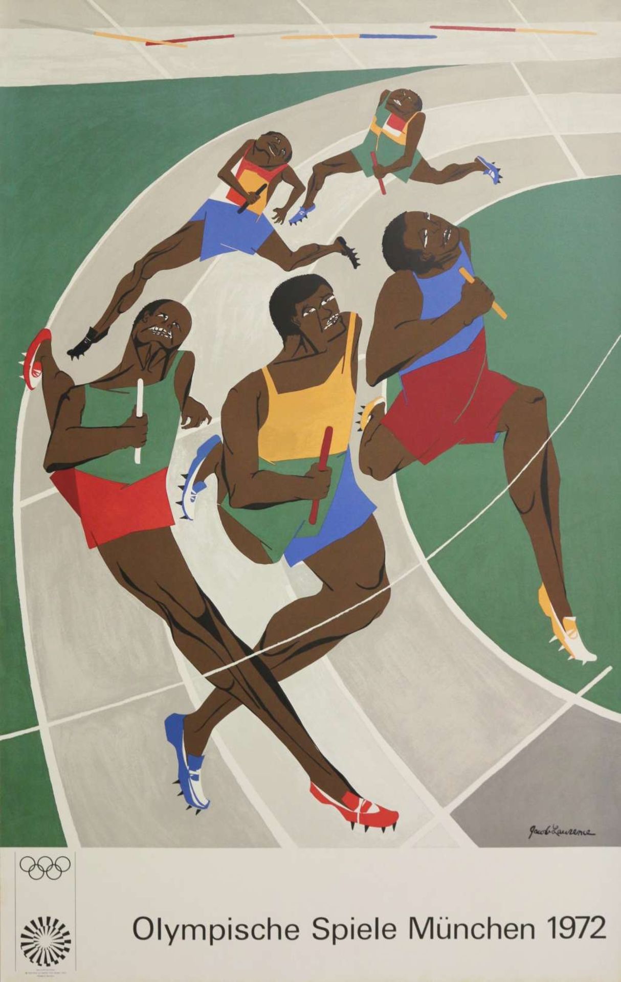 21 Kunstplakate "Olympische Spiele München 1972" - Bild 14 aus 22