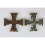 Eisernes Kreuz, 2 patriotische Briefbeschwerer