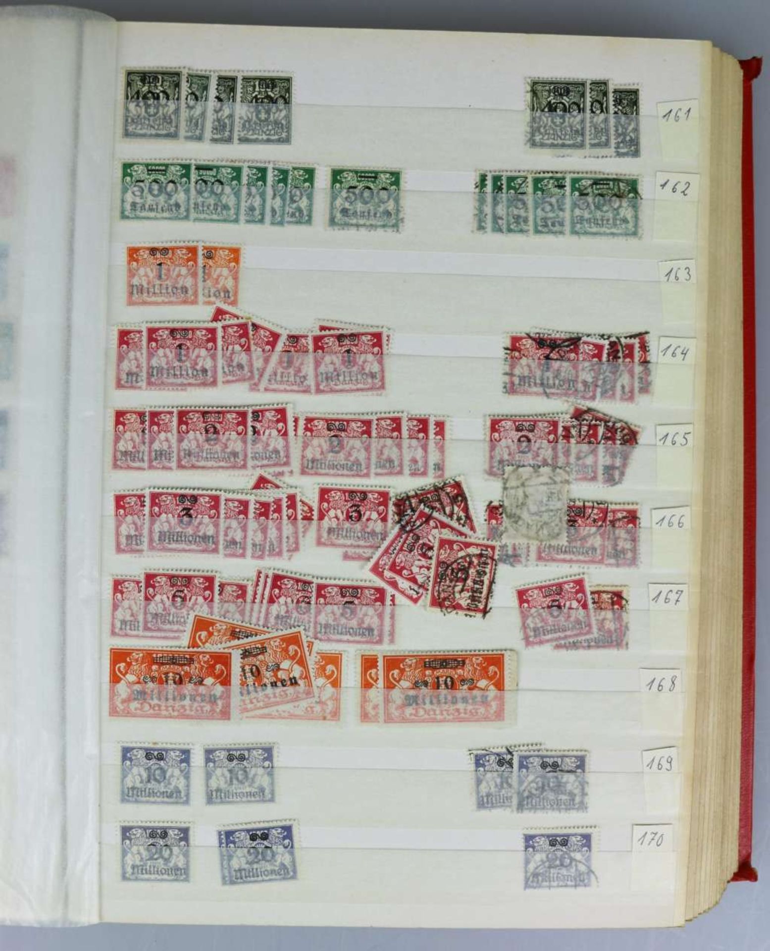 Danzig, umfangreiches Briefmarkenalbum - Bild 8 aus 9