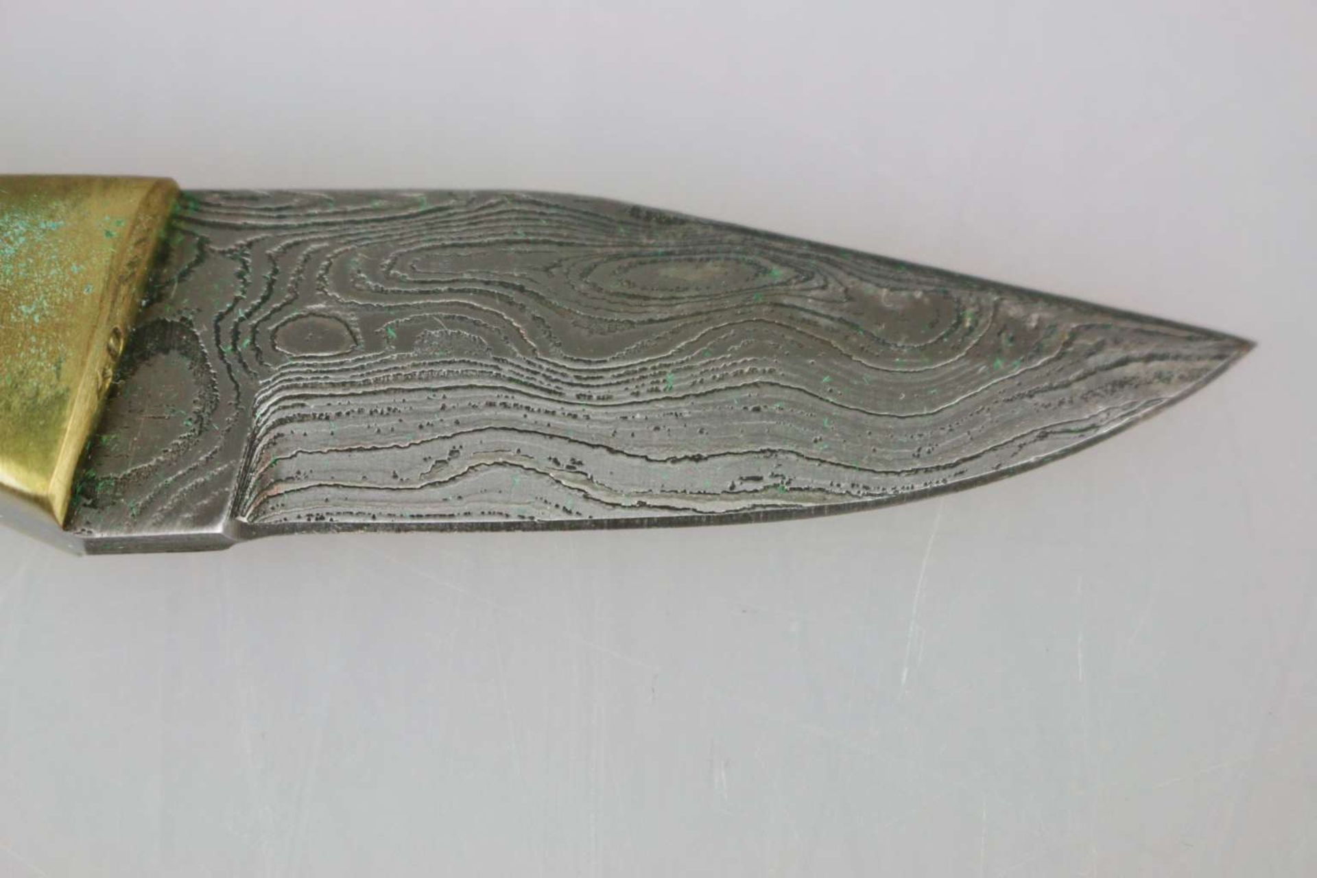 Solingen, handgefertigtes Messer aus 240 Lagen Widder-Damast - Bild 3 aus 3