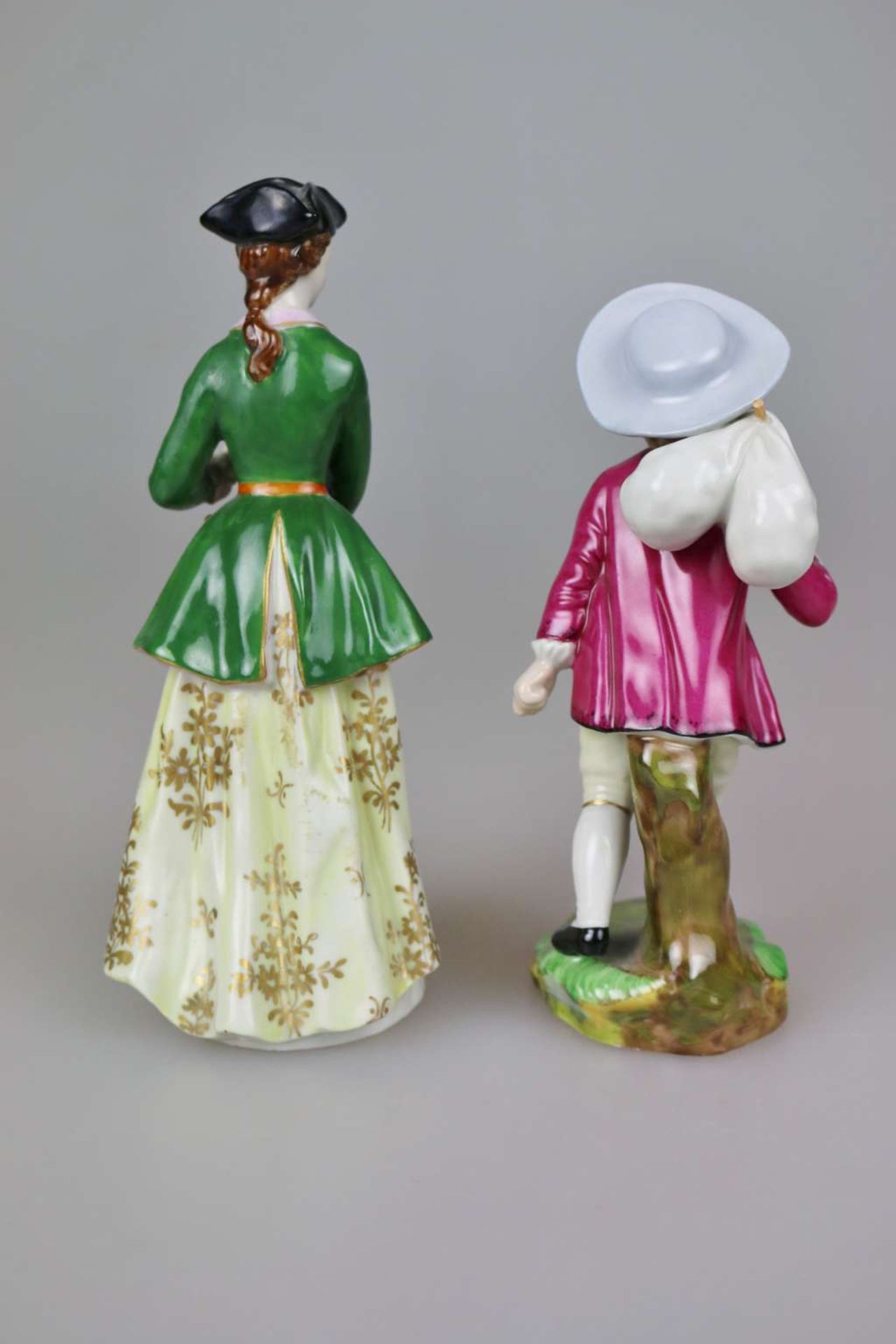 Zwei Porzellanfiguren, 20. Jh. - Bild 2 aus 3