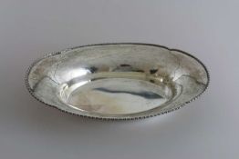 Ovale Schale Silber