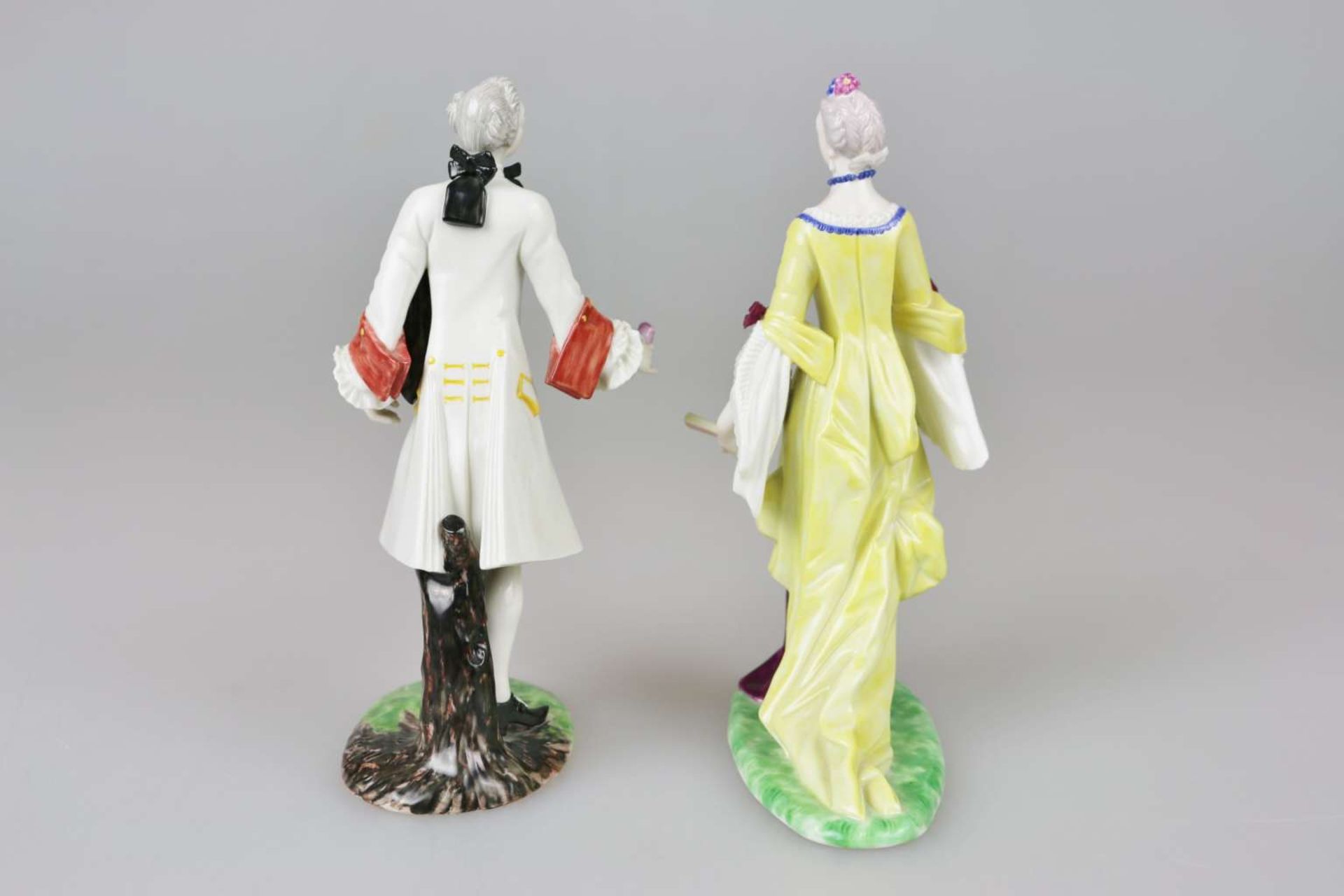 Nymphenburg, 2 Porzellanfiguren - Bild 2 aus 3