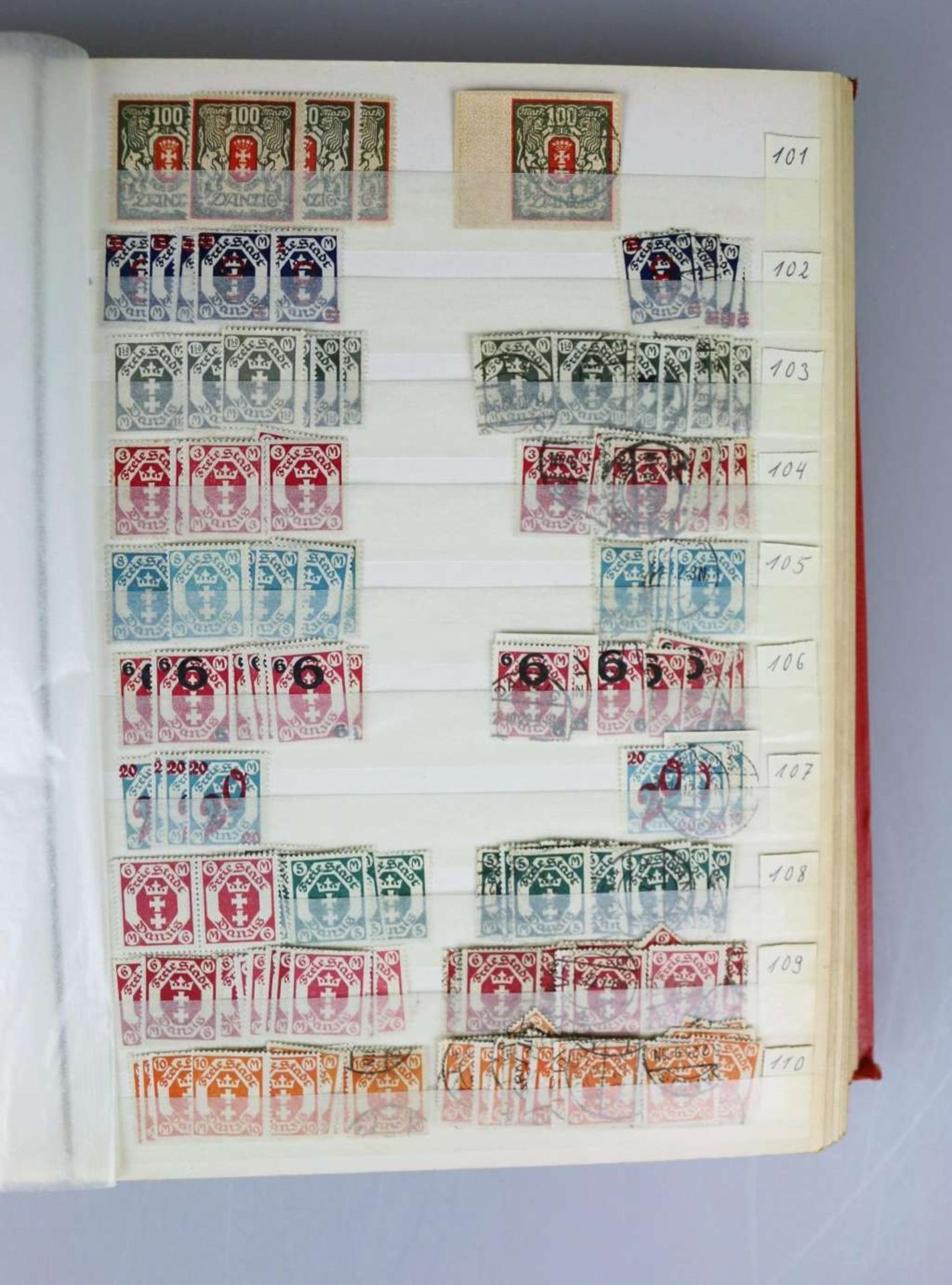 Danzig, umfangreiches Briefmarkenalbum - Bild 5 aus 9