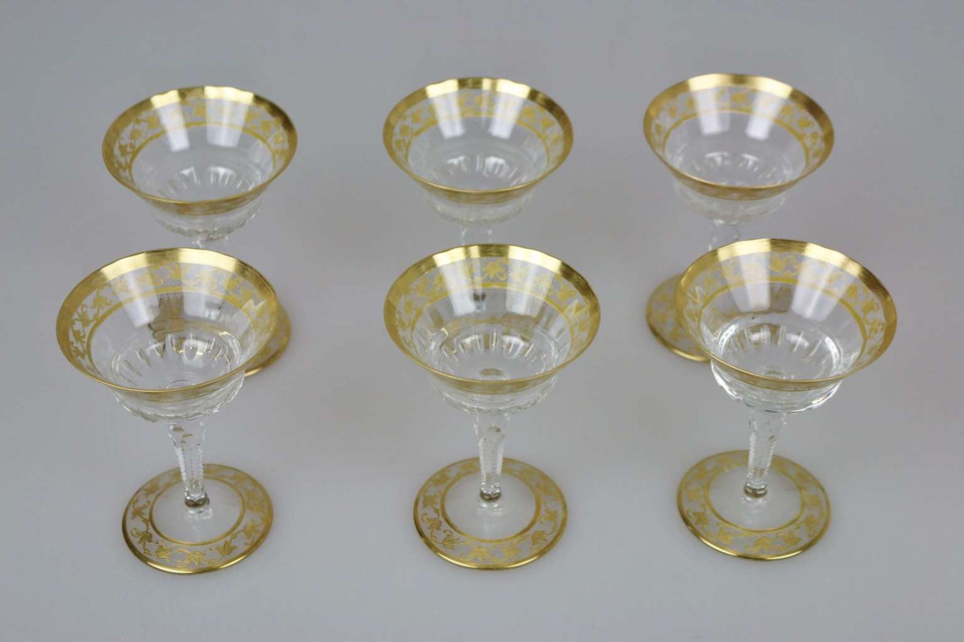 Cristalleries de Saint Louis, 24 Champagnergläser - Bild 2 aus 5