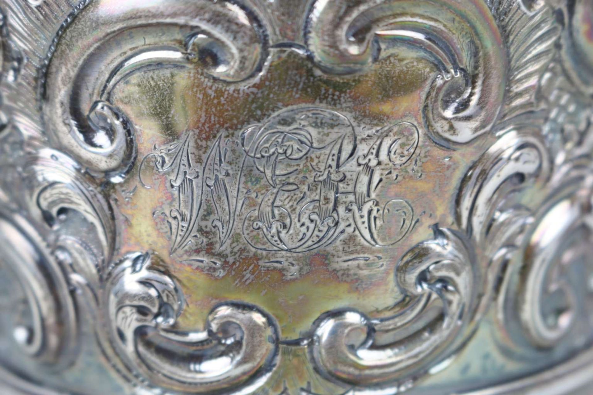 Doppelhenkelpokal Silber, 18. Jh. - Image 2 of 5