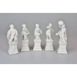 Nymphenburg, 5 Putten Figuren