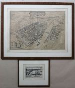 Civitas Francofordiana ad Moe und Ansicht v. Sachsenhausen