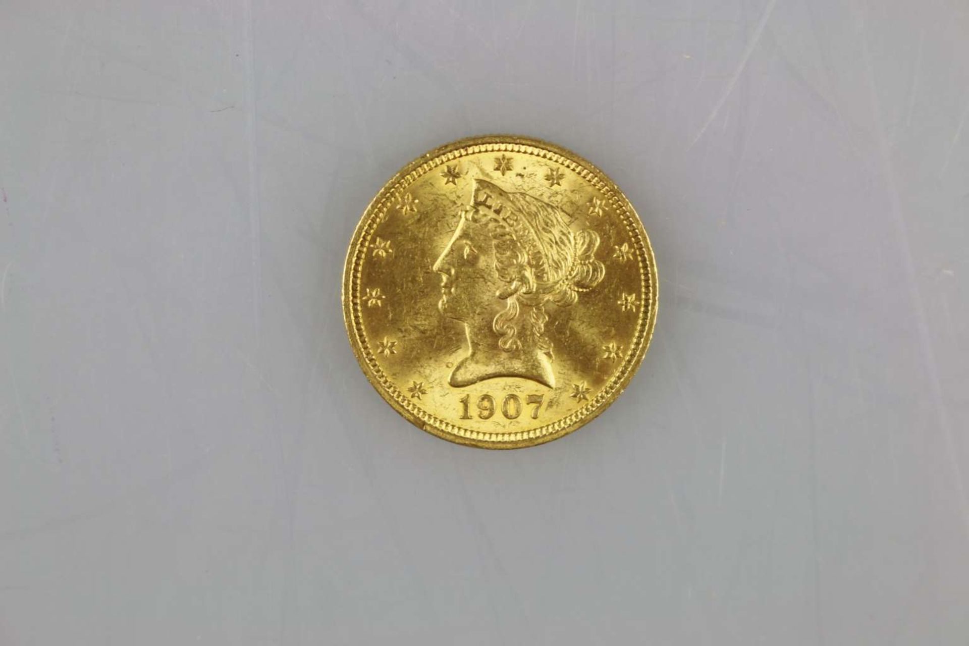 USA, Goldmünze American Eagle, Liberty 1907