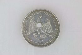 III. Reich, Silberne Erinnerungsmedaille