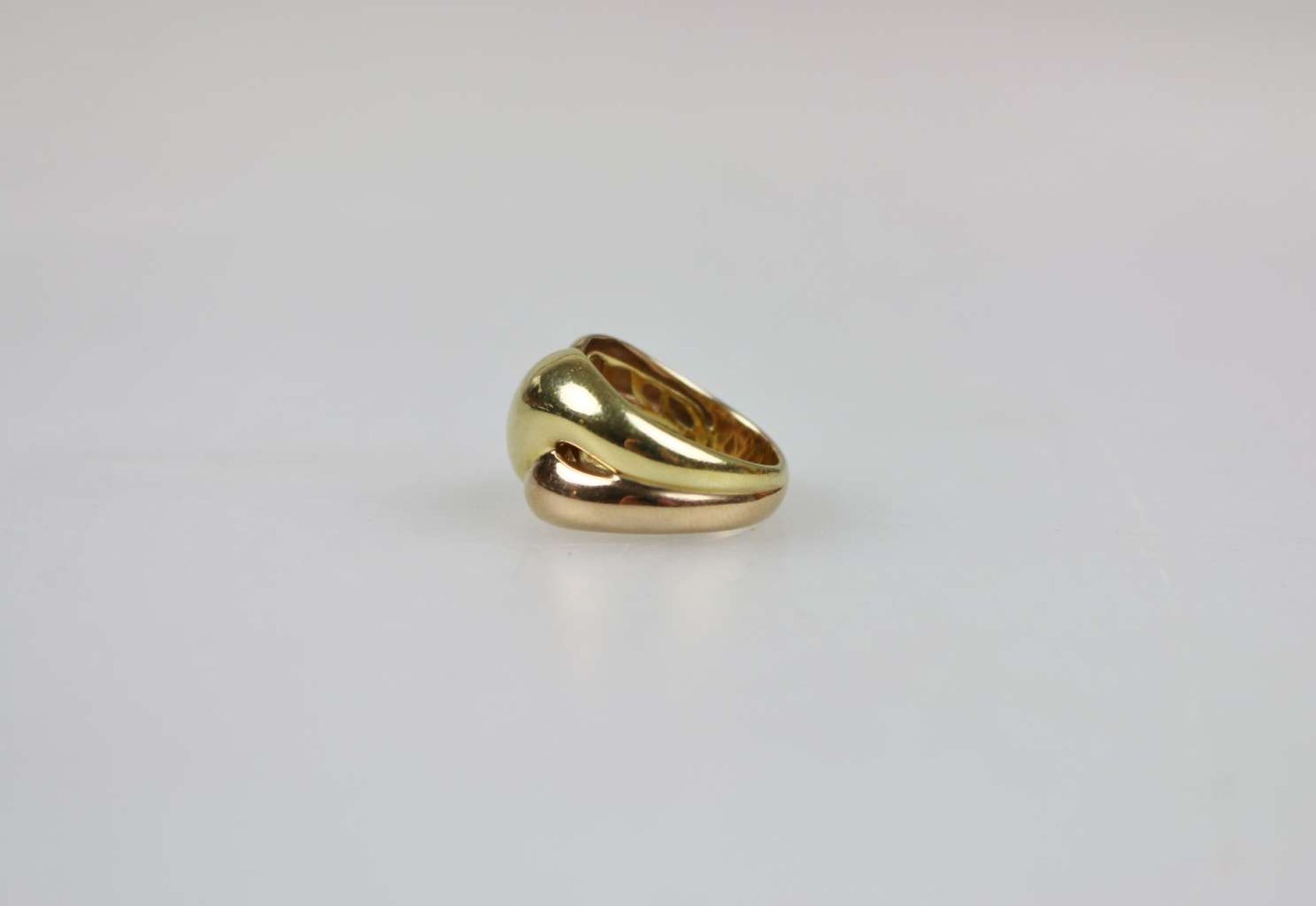 18K Bicolor-Ring - Bild 2 aus 4