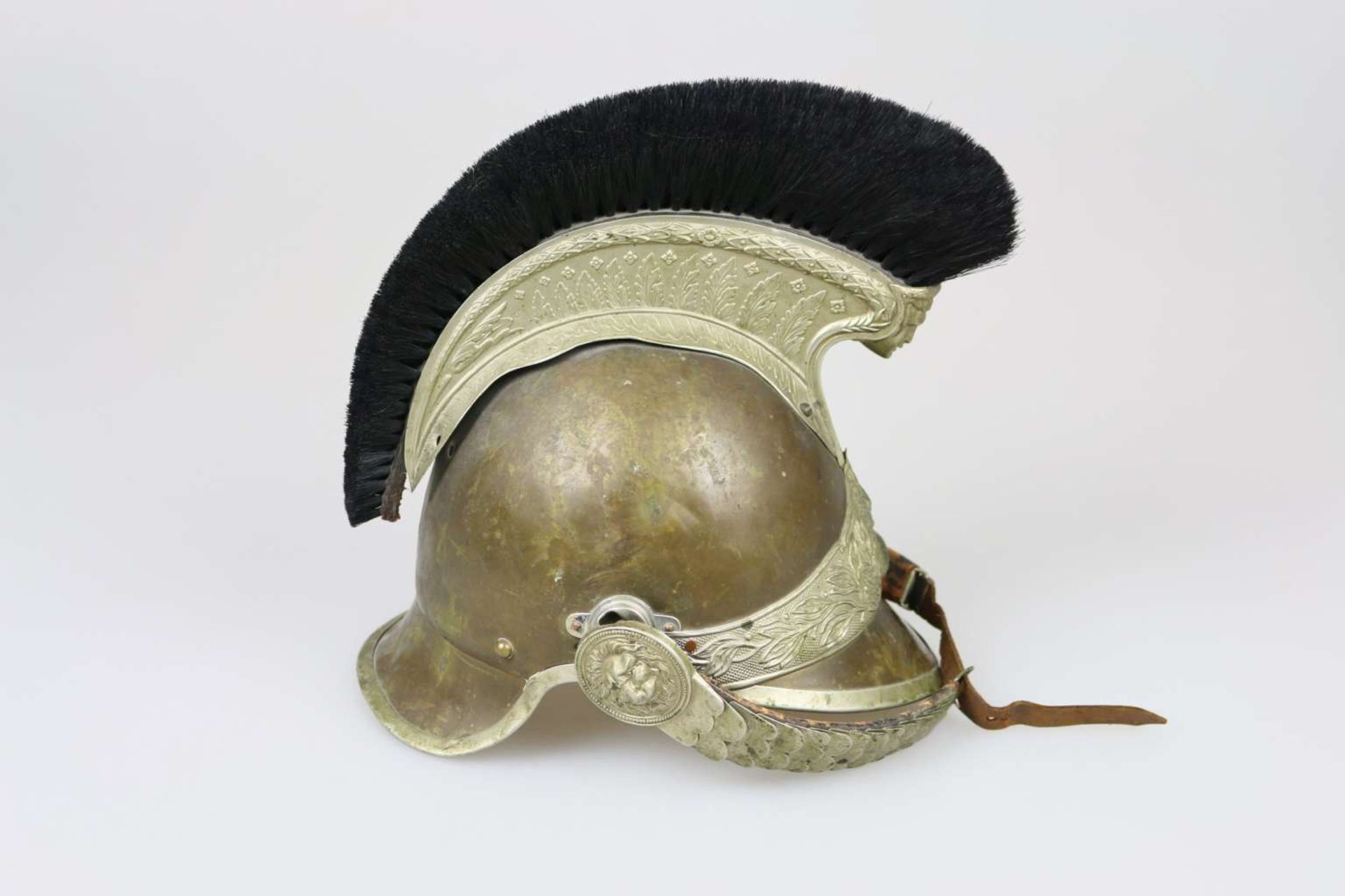 Frankreich, möglicherweise Kürassierhelm Modell 1872 - Bild 3 aus 8