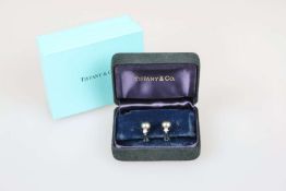 Tiffany & Co., Paar Platin Ohrclips