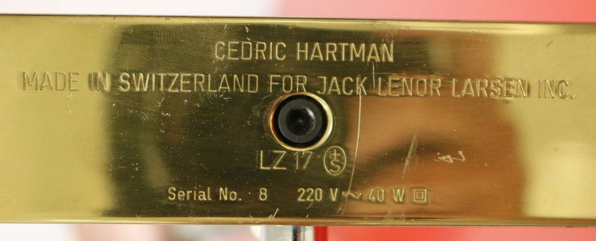 Stehlampe 'LZ 17 No. 8', Cedric HARTMAN (1929) - Bild 6 aus 6