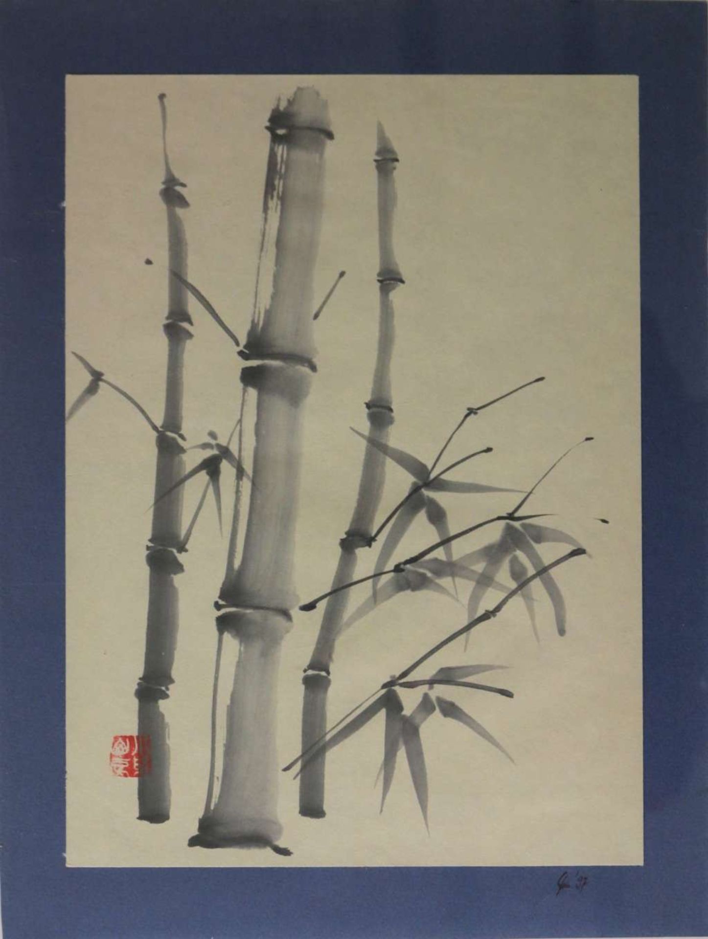 Japanische Tuschemalerei - Image 2 of 4