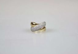 14K Ring mit Kleinstbrillanten, Christ