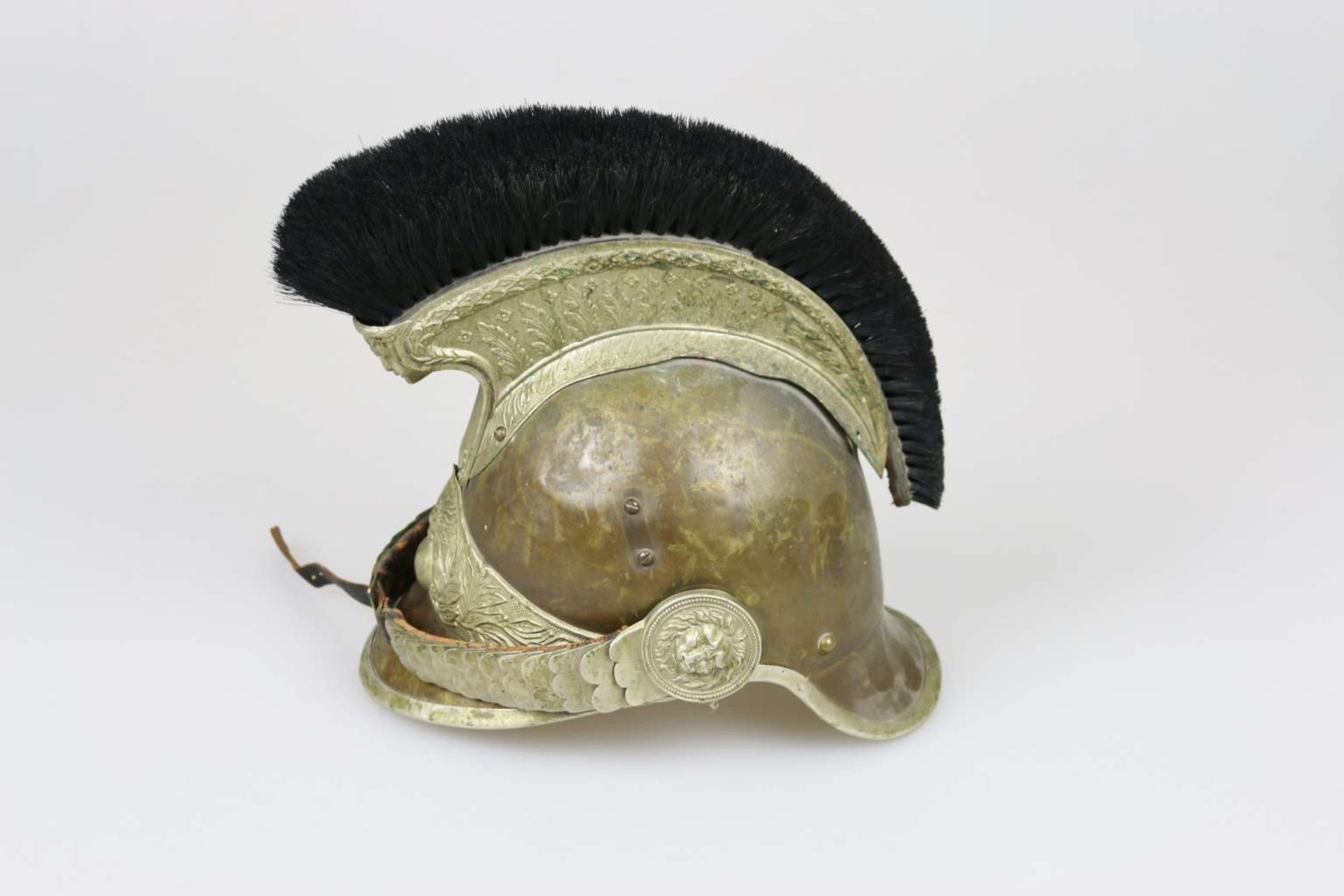 Frankreich, möglicherweise Kürassierhelm Modell 1872 - Bild 2 aus 8