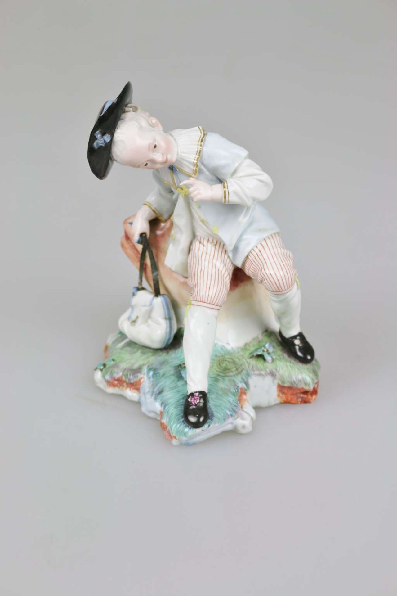 Porzellanfigur nach einem Modell von Hoechst um 1760/1765