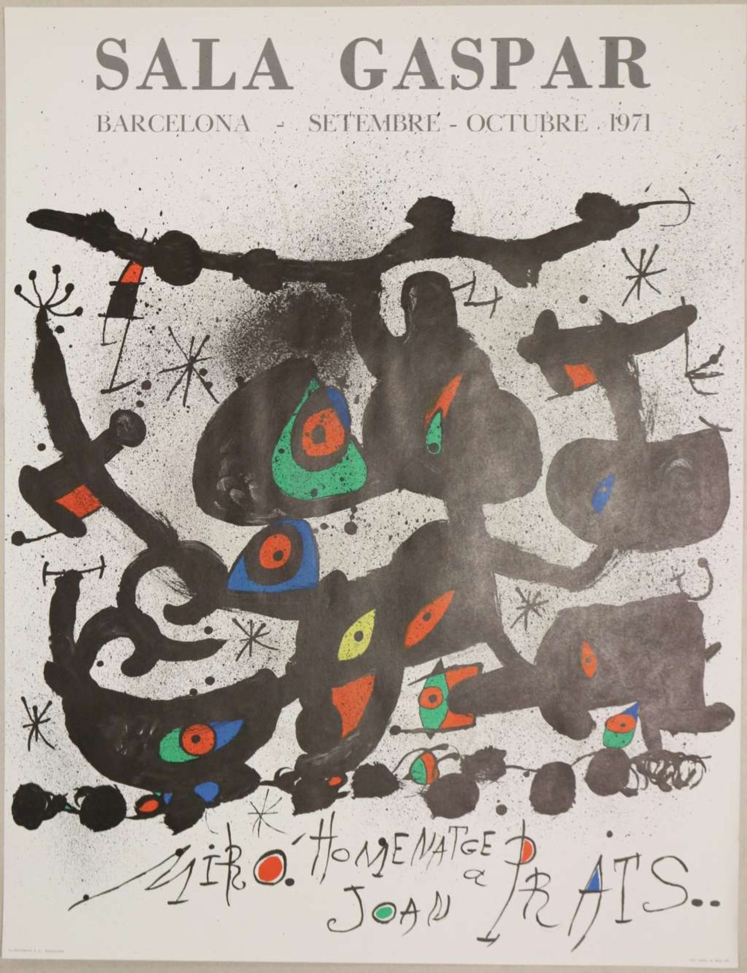 3 Plakate Picasso/ Tapies/ Miro - Image 3 of 4