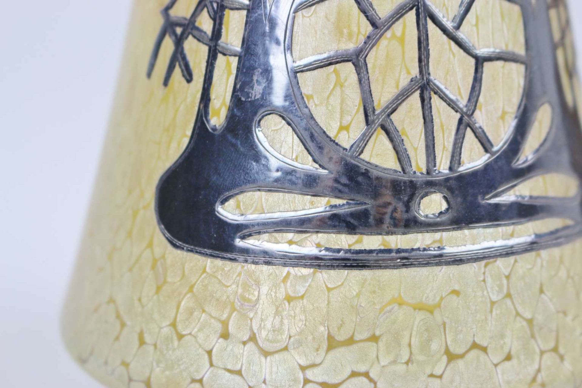 Vase mit Silberoverlay - Bild 3 aus 5