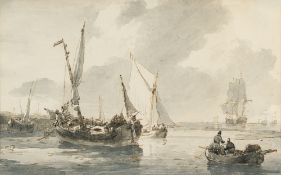 Johannes Christiaan Schotel – Schiffe vor der Küste