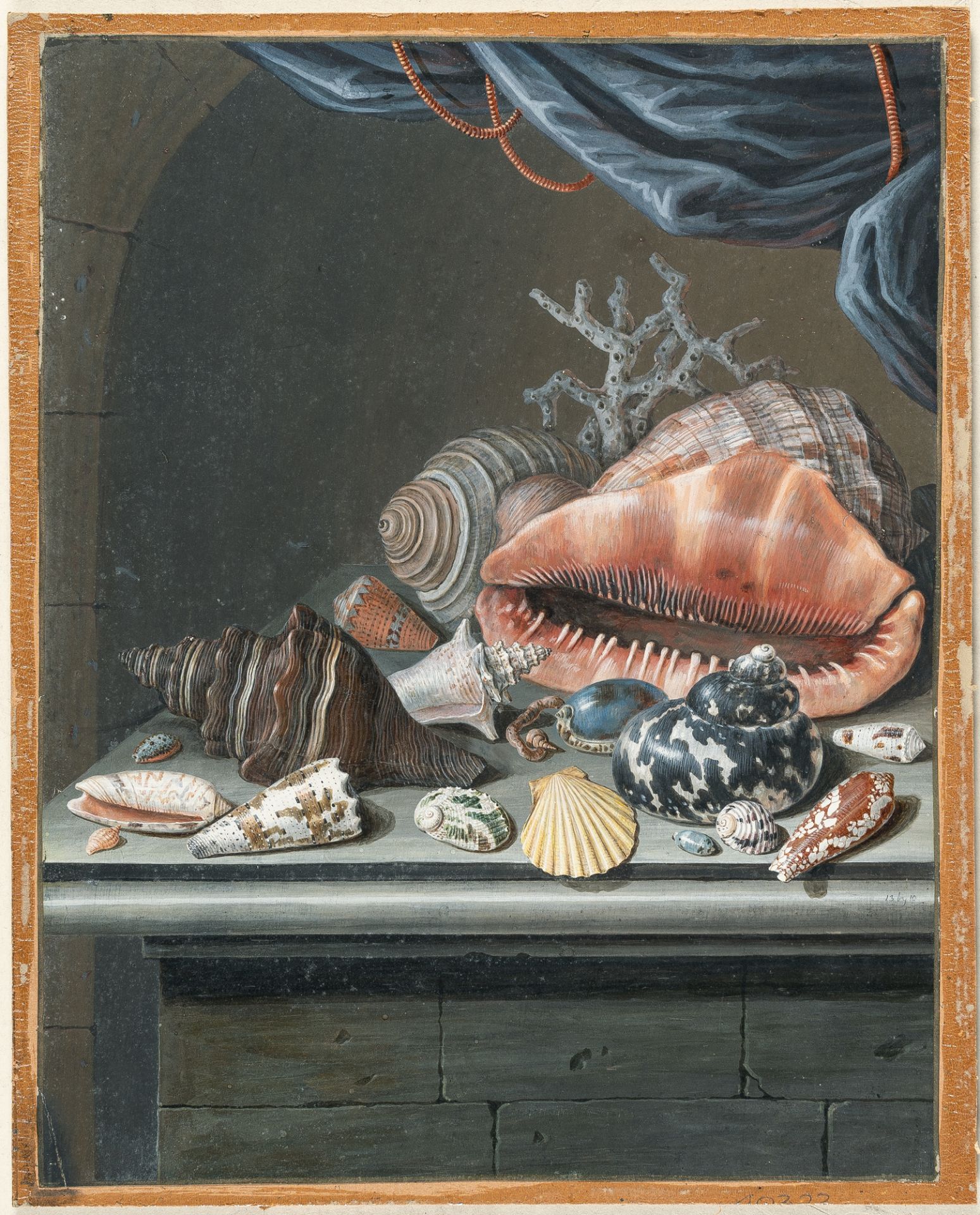 Antoine Berjon (Zugeschrieben) – Stillleben mit Muscheln, Korallen und Schneckenhäusern - Bild 2 aus 4