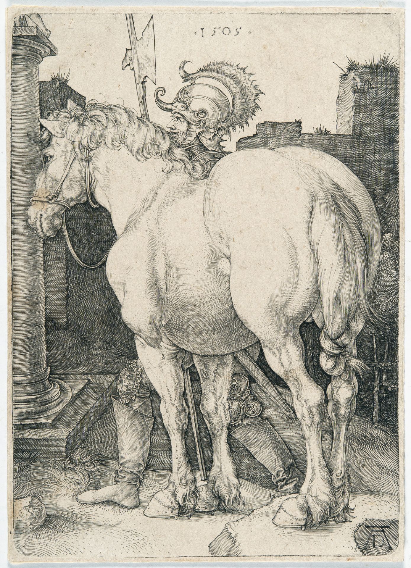 Albrecht Dürer – The large horse - Image 2 of 3