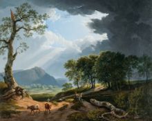 Hendrik Voogd – Italienische Landschaft nach dem Unwetter