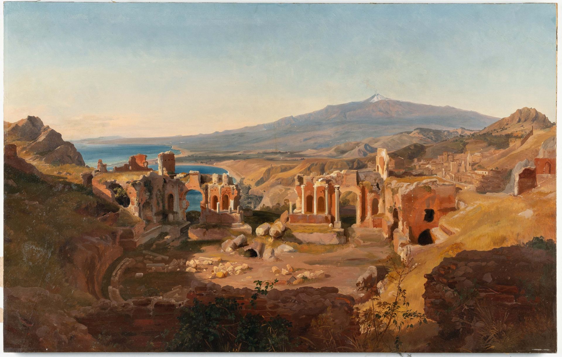 Carl Maria Nicolaus Hummel – The ancient theatre of Taormina - Image 2 of 5