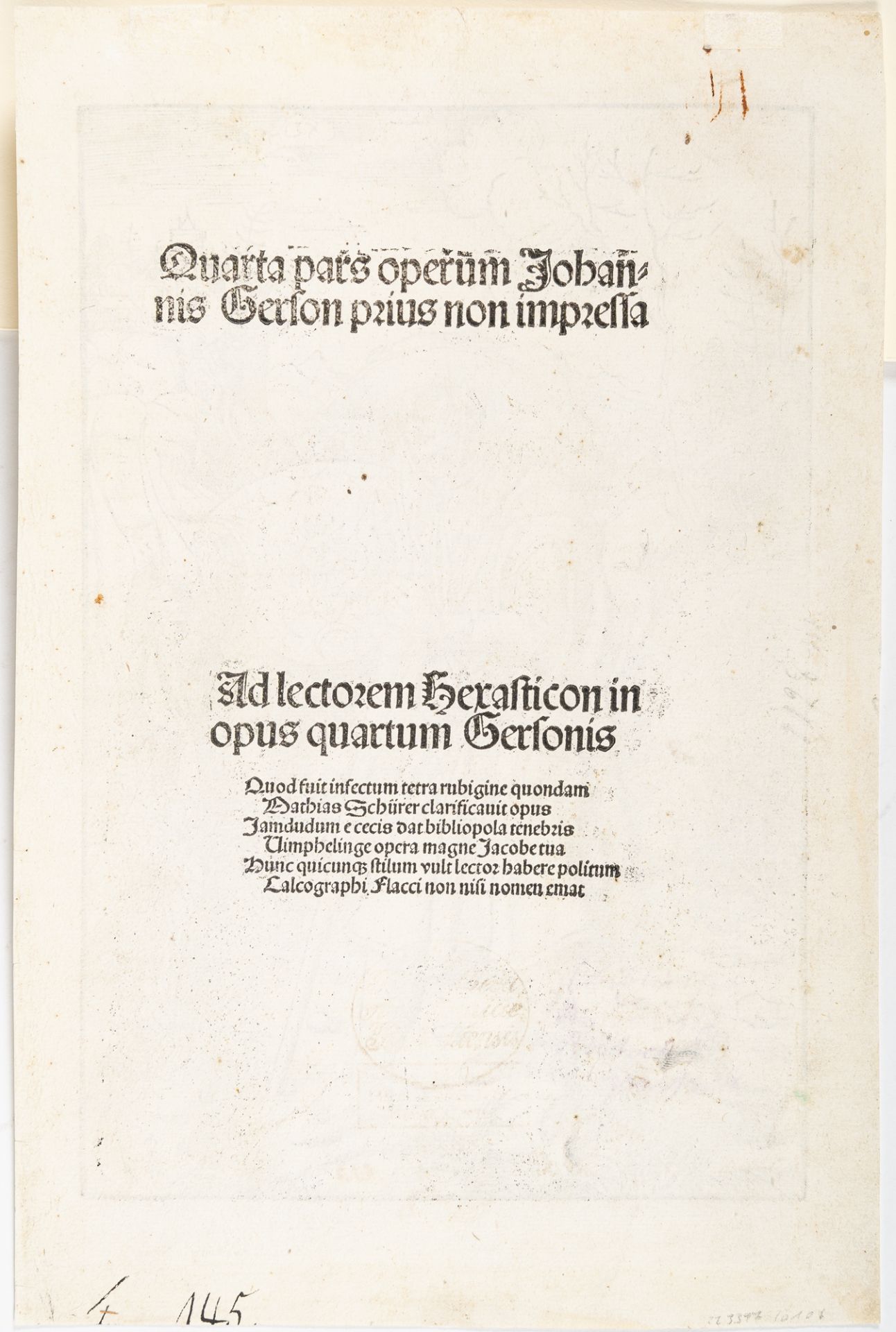 Albrecht Dürer – Johannes Gerson as a pilgrim - Image 3 of 3