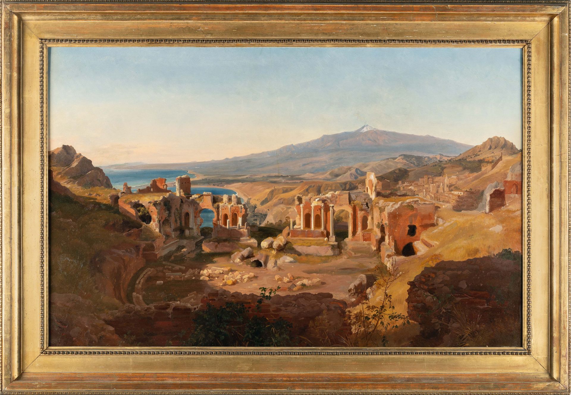 Carl Maria Nicolaus Hummel – The ancient theatre of Taormina - Image 4 of 5