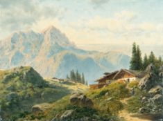 Josef von Schlögl – Almhütte in den Chiemgauer Alpen