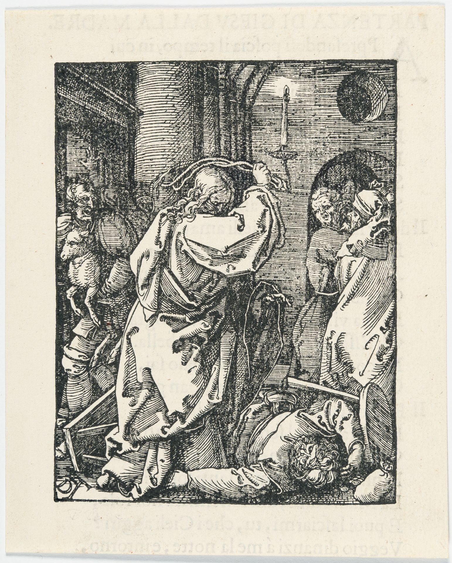 Albrecht Dürer – Christ driving the money changers from the temple - Image 2 of 3