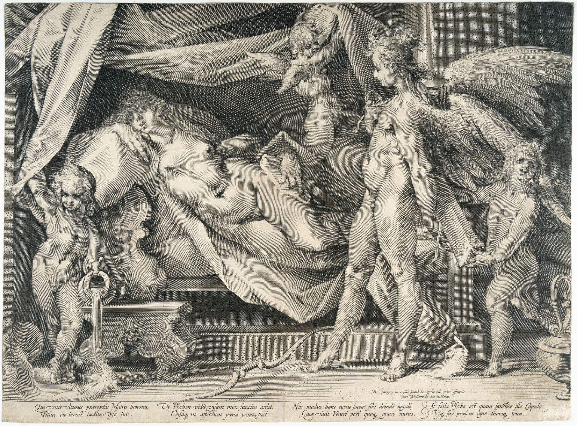 Jan Harmensz. Muller – Cupid and Psyche - Image 2 of 3