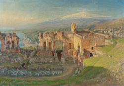 Angelo Géleng – Blick auf das antike Theater in Taormina