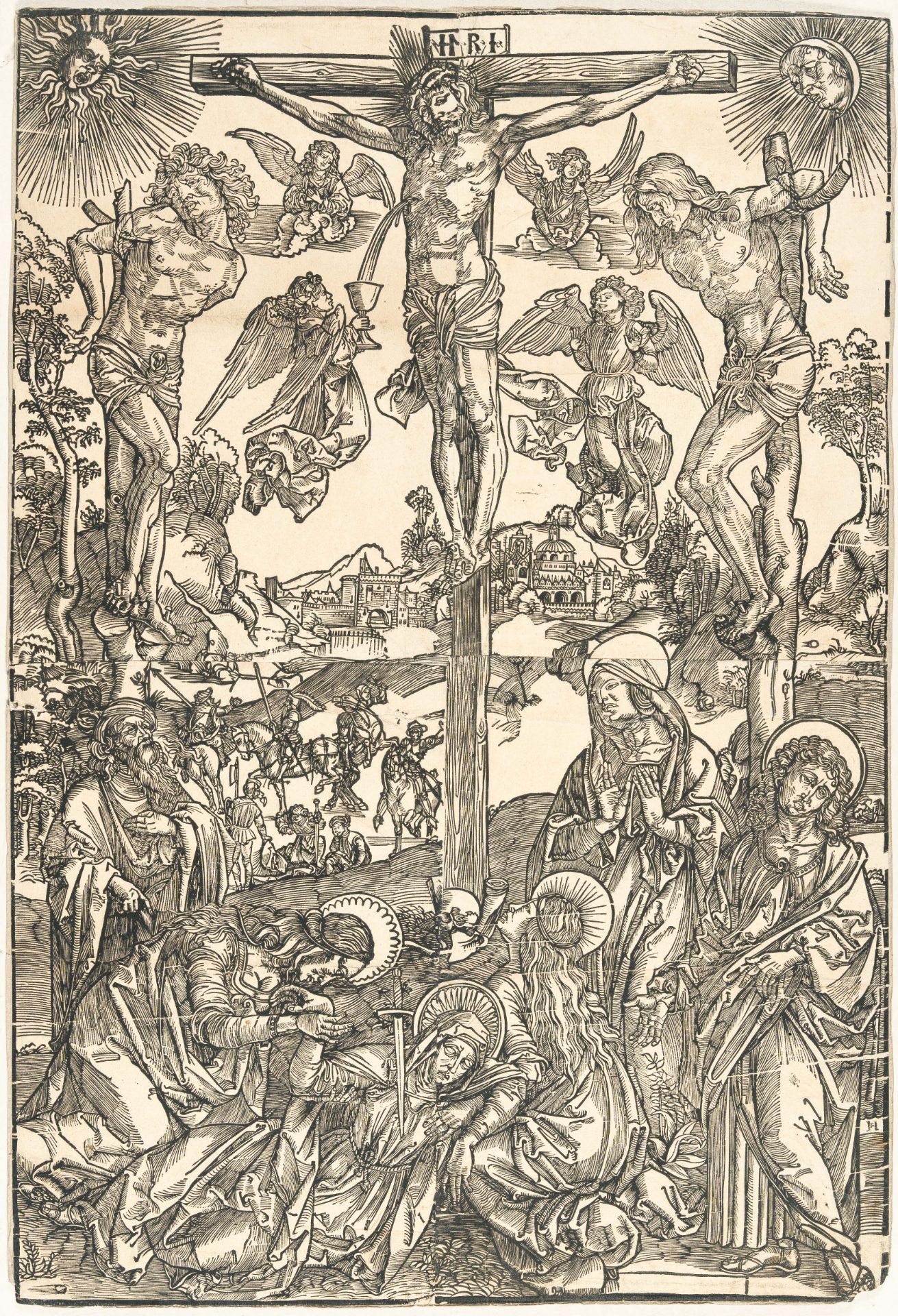 Nach Albrecht Dürer – The Crucifixion (Large Golgatha) - Image 2 of 3