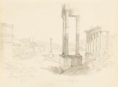 Carl Spitzweg – Blick über das Forum Romanum auf das Kolosseum