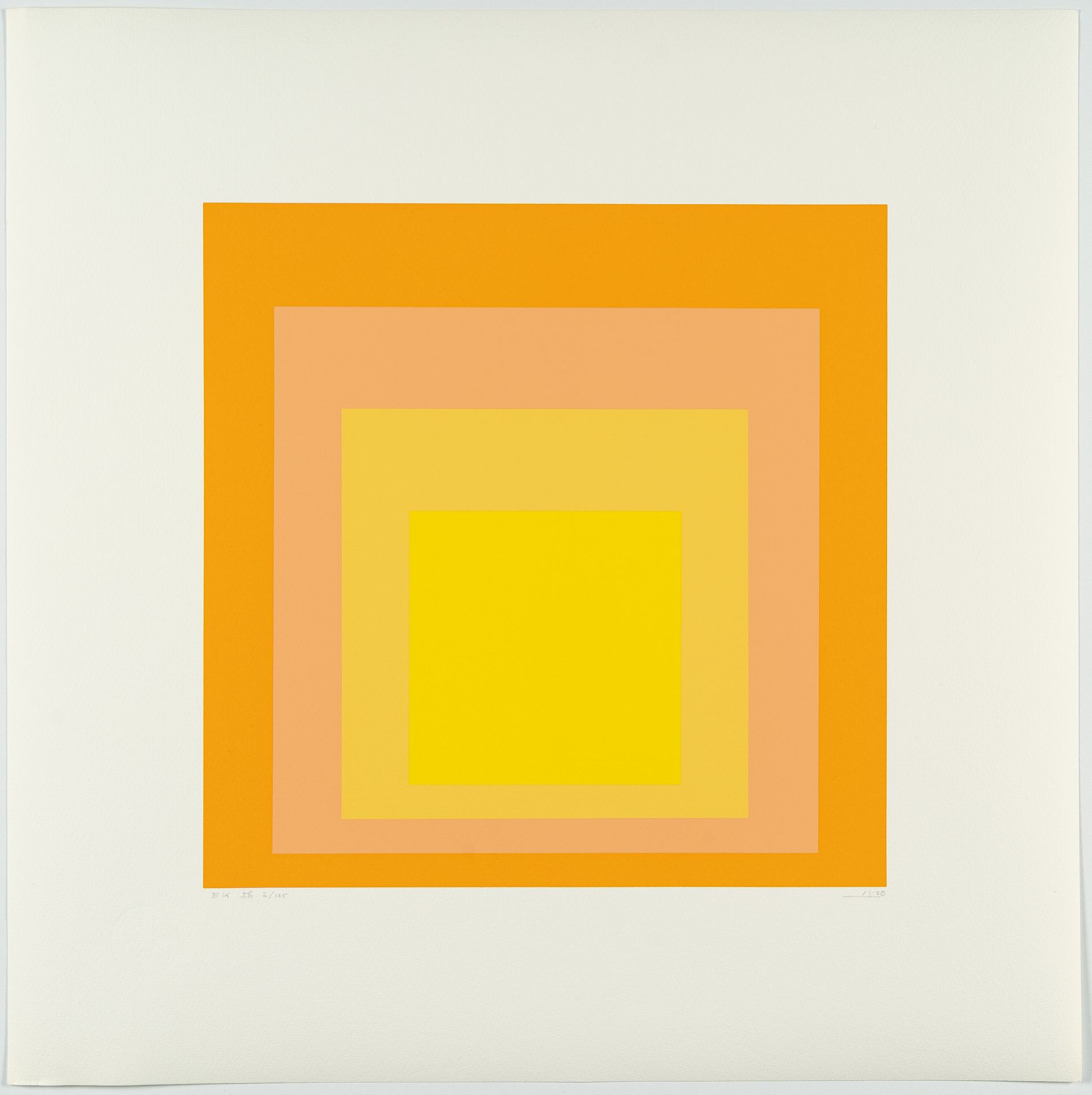 Josef Albers (1888 Bottrop - New Haven 1976) – Hommage to the Square. Edition Keller Ia - Ik (Hommag - Bild 4 aus 15