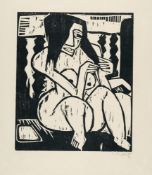 Karl Schmidt-Rottluff (1884 Rottluff bei Chemnitz - Berlin 1976) – Frau mit aufgelöstem Haar (Woman 