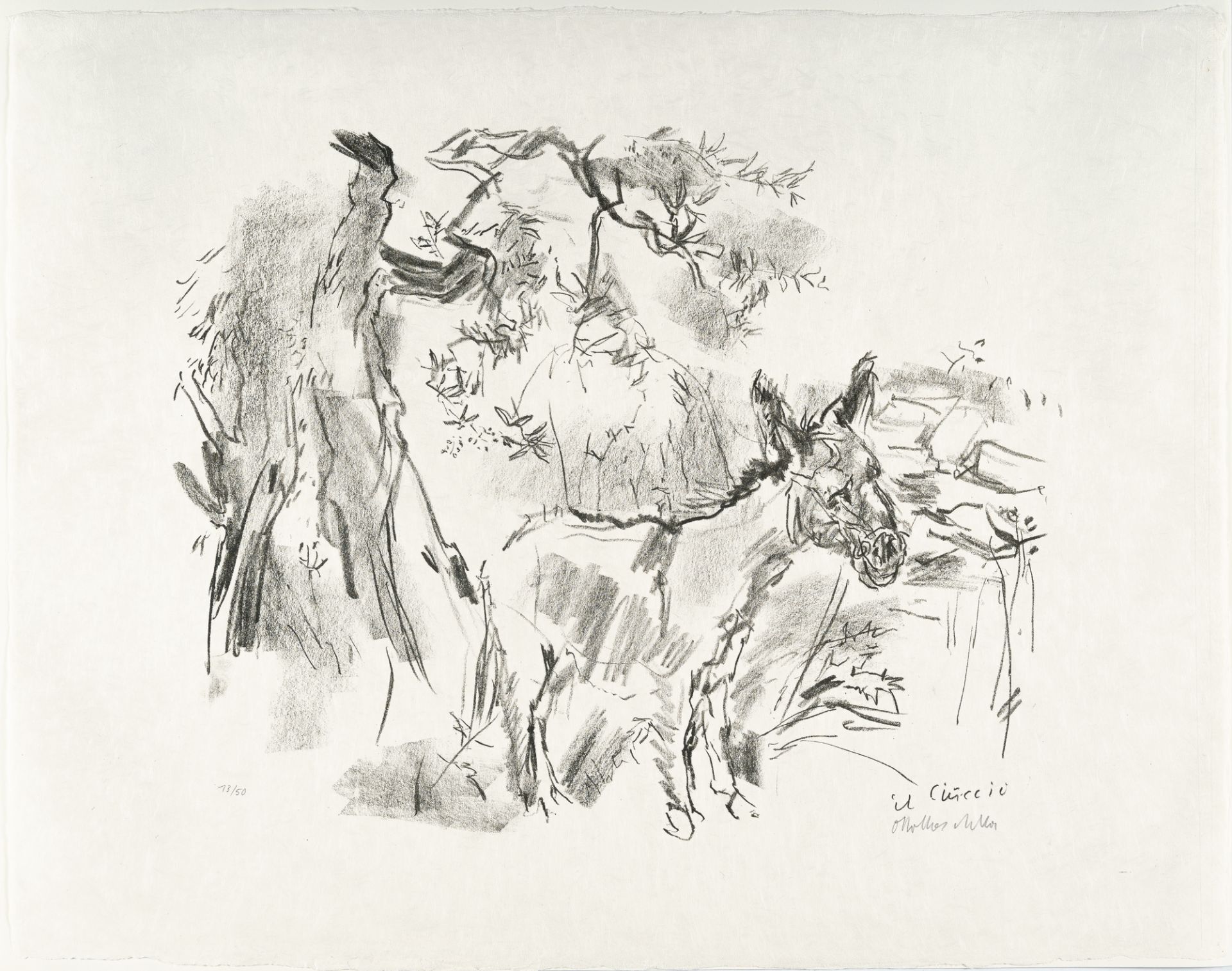 Oskar Kokoschka (1886 Pöchlarn bei Wien - Montreux 1980), ApuliaSeries of 20 lithographs on Japon - Image 8 of 11