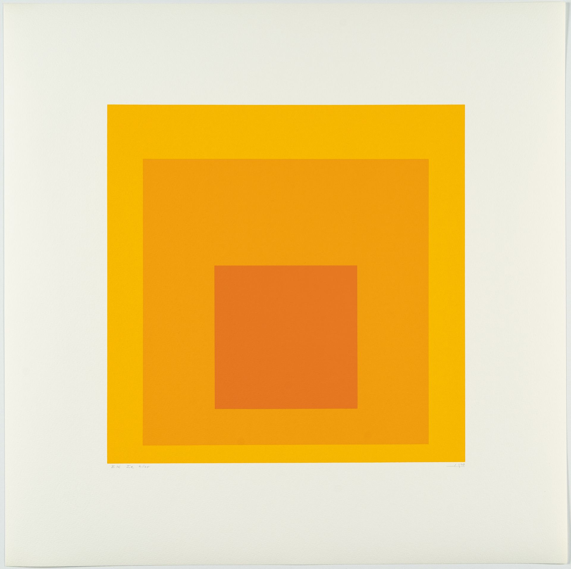 Josef Albers (1888 Bottrop - New Haven 1976) – Hommage to the Square. Edition Keller Ia - Ik (Hommag - Bild 7 aus 15
