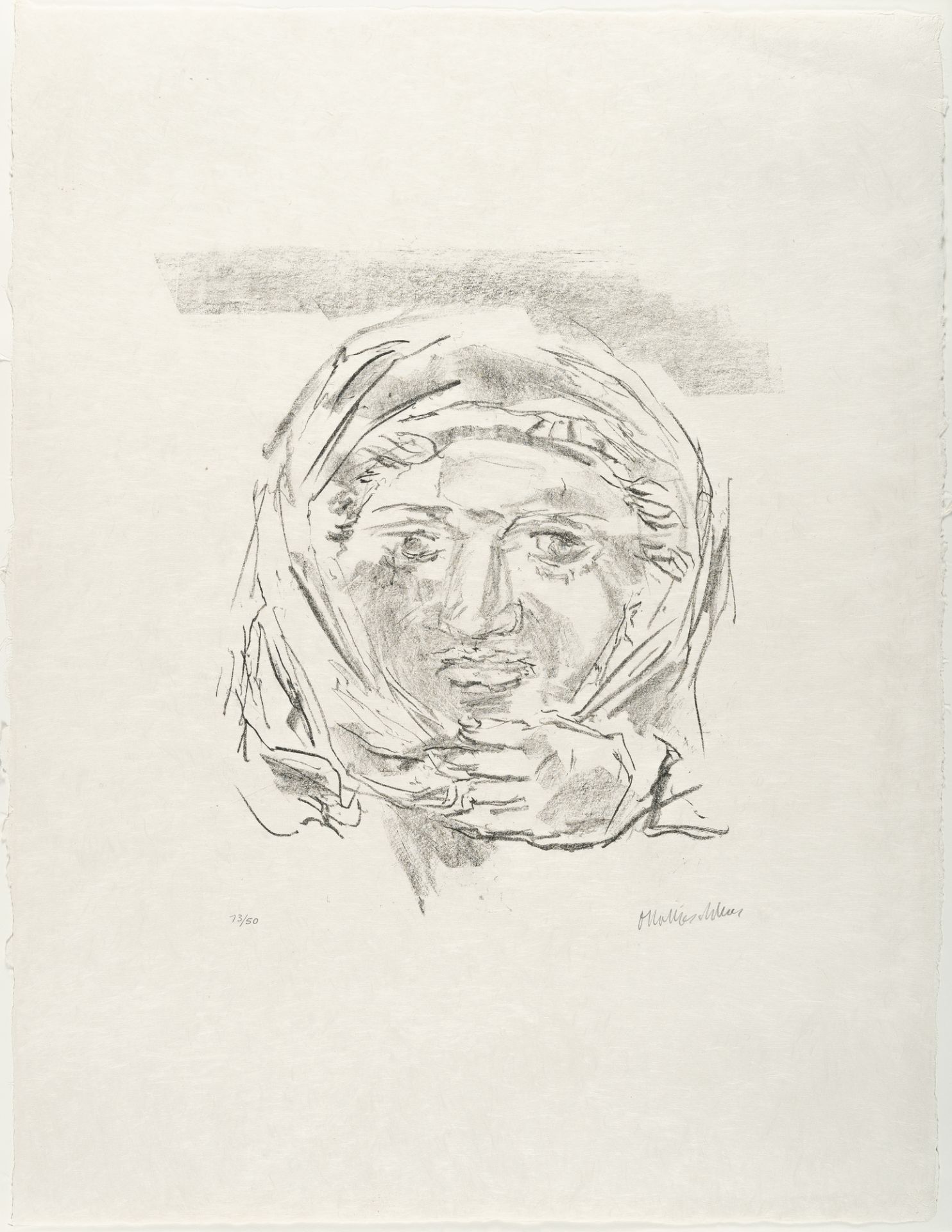 Oskar Kokoschka (1886 Pöchlarn bei Wien - Montreux 1980), ApuliaSeries of 20 lithographs on Japon - Image 2 of 11