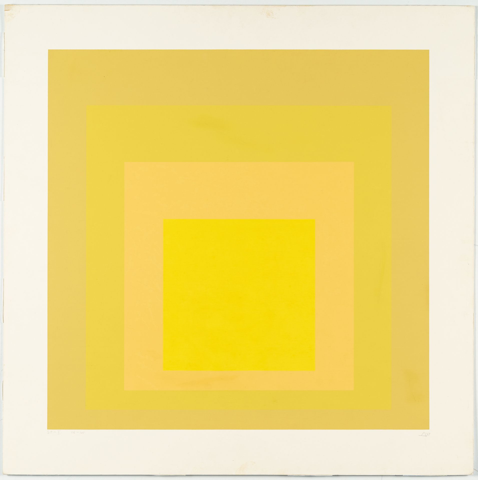 Josef Albers (1888 Bottrop - New Haven 1976), “SP-II”Silkscreen in colours on cardboard by - Image 2 of 3