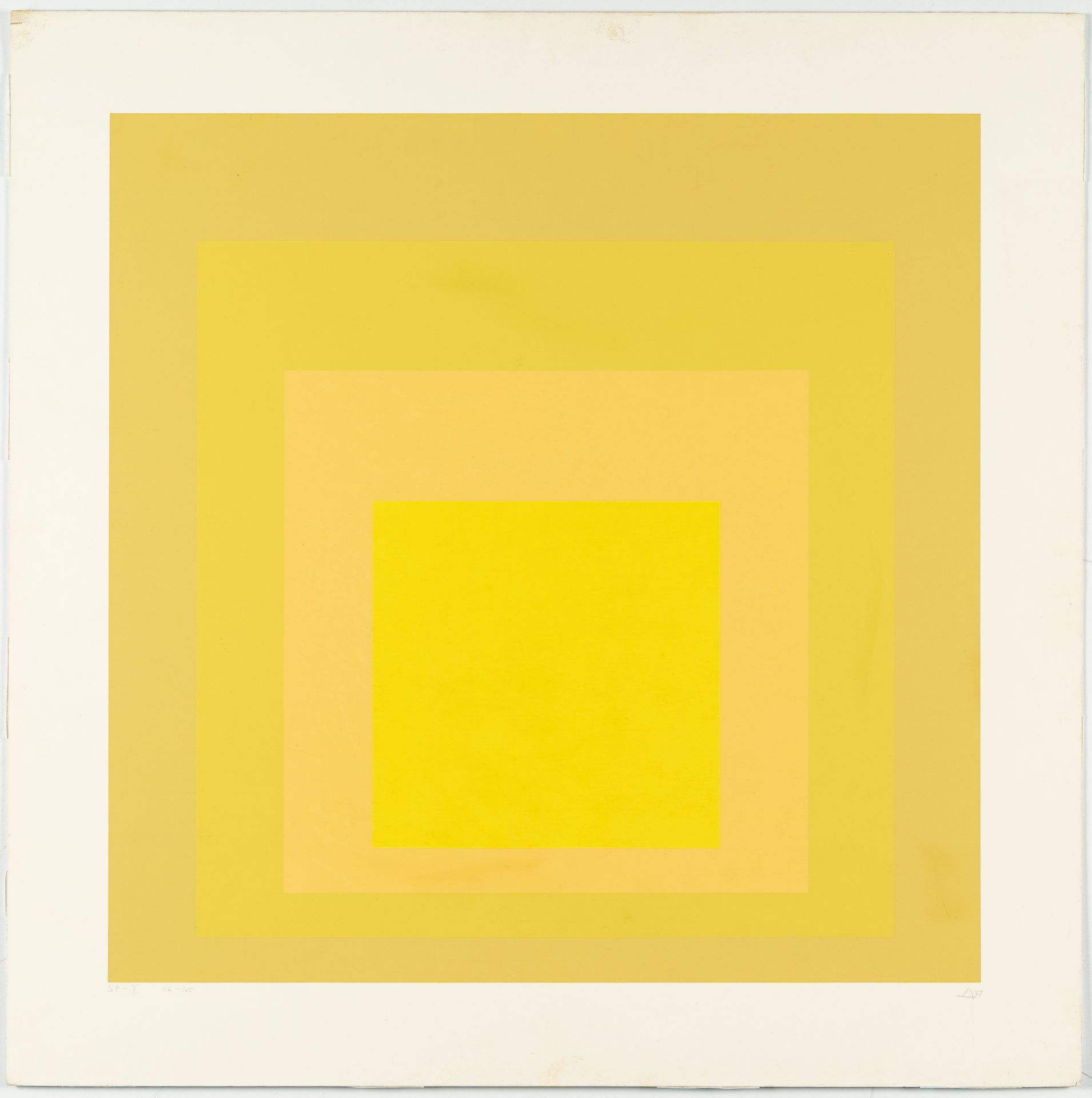 Josef Albers (1888 Bottrop - New Haven 1976) – „SP-II“ (“SP-II”) - Bild 2 aus 3