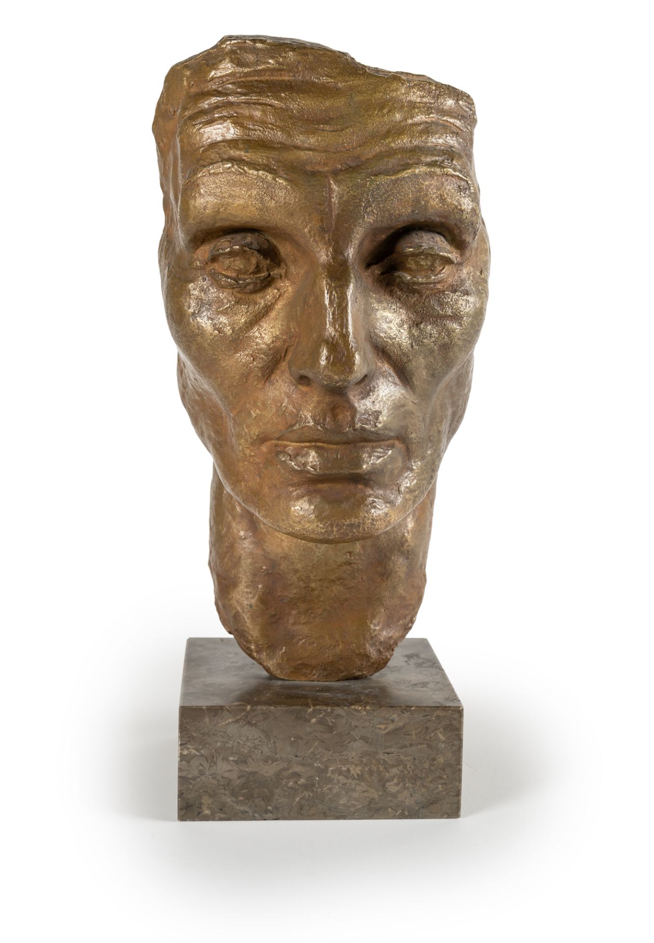 Renée Sintenis (1888 Glatz/Schlesien - Berlin 1965), Self portraitBronze with golden brown patina,