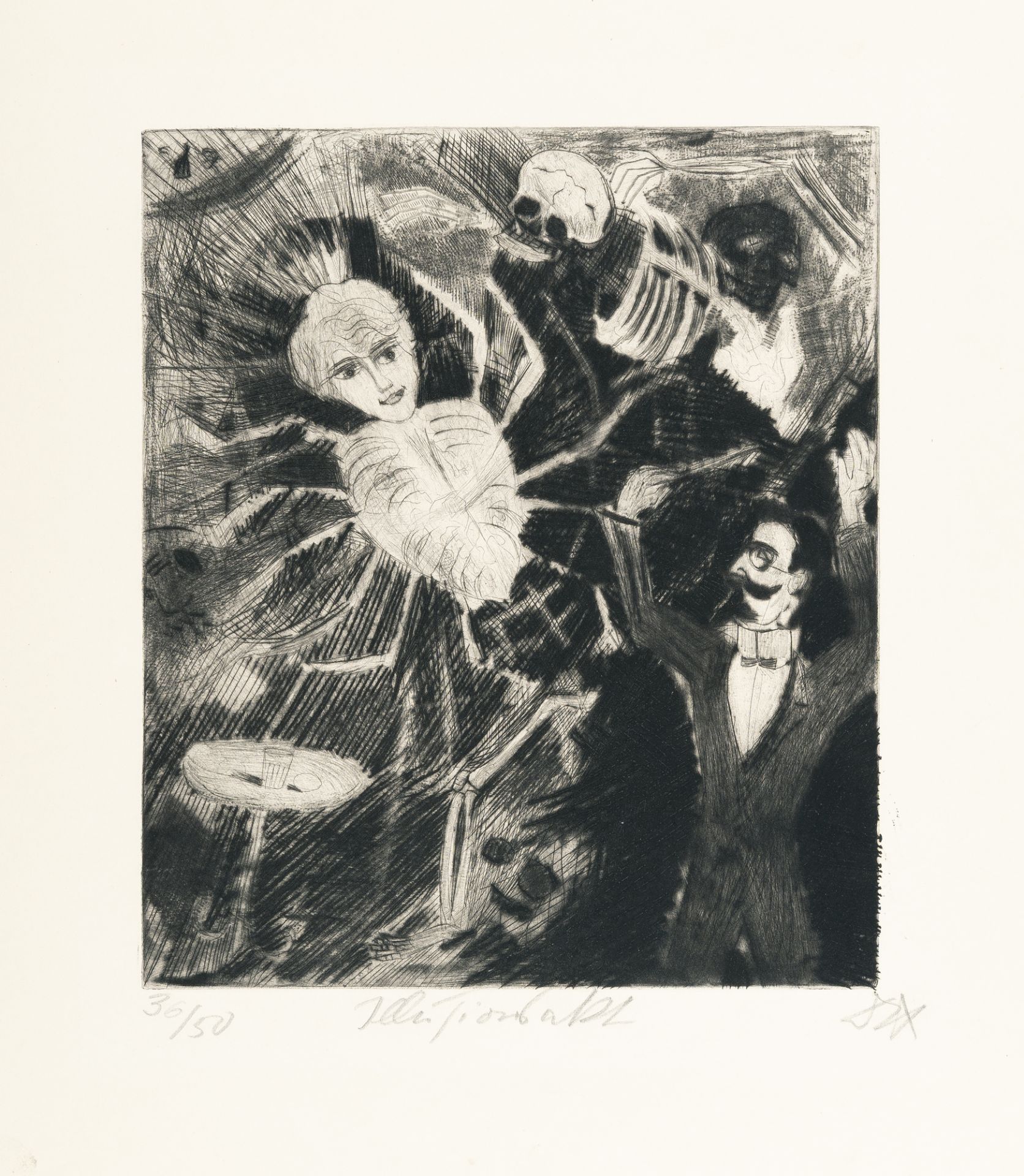 Otto Dix (1891 Untermhaus bei Gera - Singen 1969) – „Illusionsakt“ (“Illusion Act”)