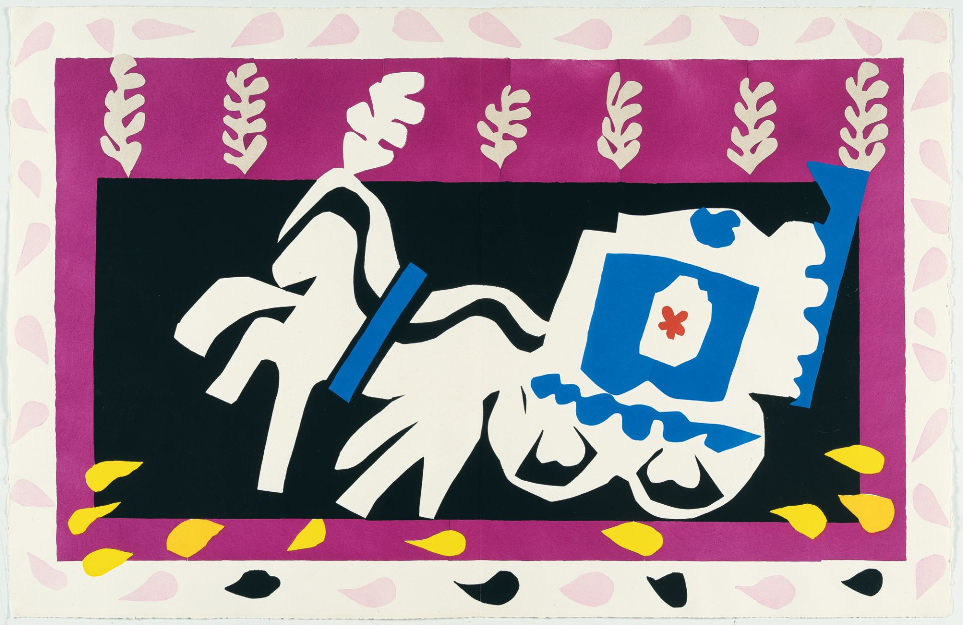 Henri Matisse (1869 Le Cateau-Cambrésis - Nizza 1954), L'enterrement de PierrotPochoir on wove by - Image 2 of 3